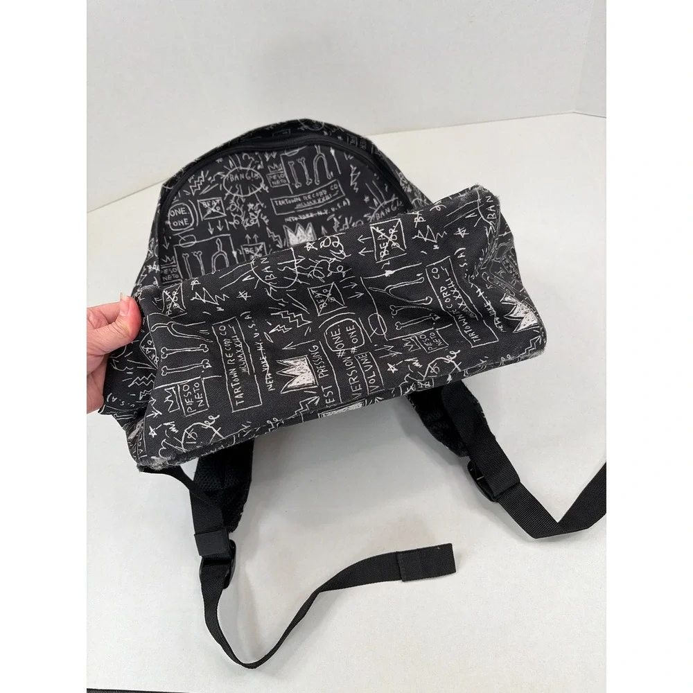 Herschel Supply Co Jean-Michel Basquiat Backpack Black White Art Print Classic